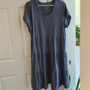 Time & Tru Tiered T-shirt Dress Size XL